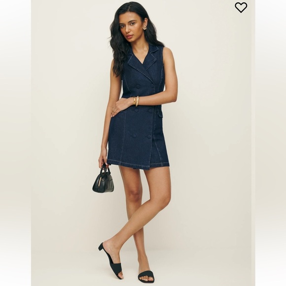 Reformation Savannah Denim Dress - Picture 4 of 6